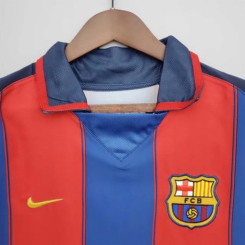 Official Barcelona 2003-2004 Local - Soccer Jersey - Top Tier