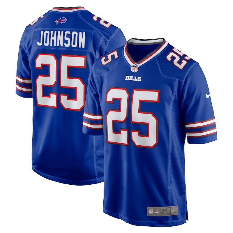 None Ty Johnson BUF Bills Classic Cost-Effective Jersey Game Day Wear