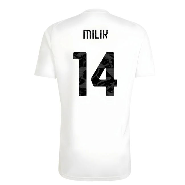 2025-2026 Juventus Training Tee (White) (Milik 14)