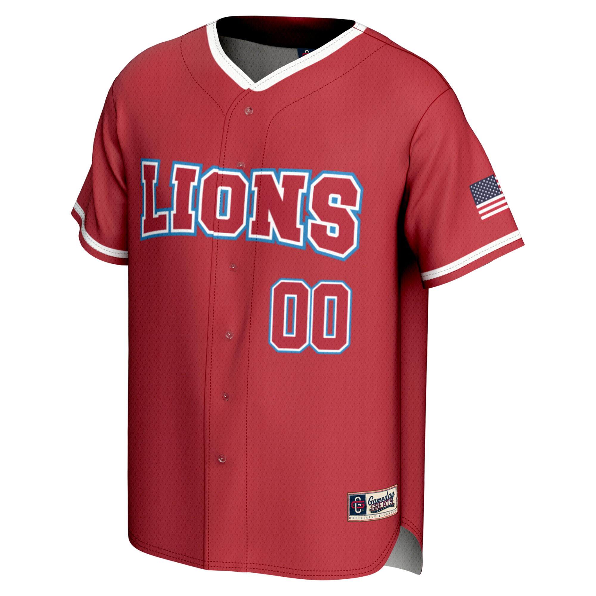 [DDG] Loyola Marymount Lions GameDay Greats NIL Pick-A-Player Lightweight Baseball Jersey - Red