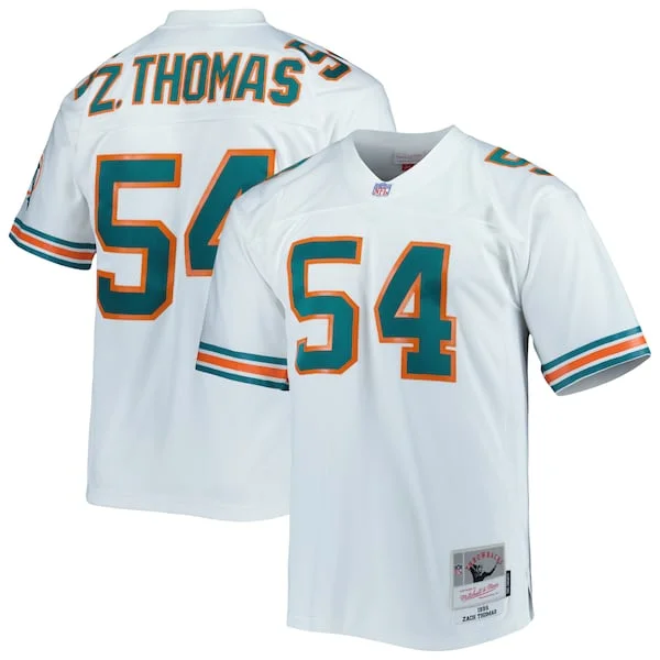 None Zach Thomas Replica Jersey - White | NFL Player Jersey | NFL Foot
