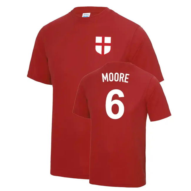 Moore 1966 Replica Quality England Home Replica Jersey (Adults) (2)
