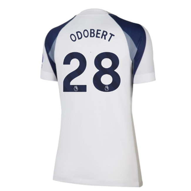 2025-2026 Tottenham Home Jersey (Womens) (Odobert 28)