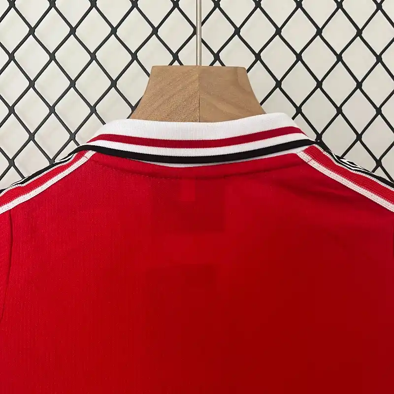 1998-1999 Kids Manchester United Jersey retro kit
