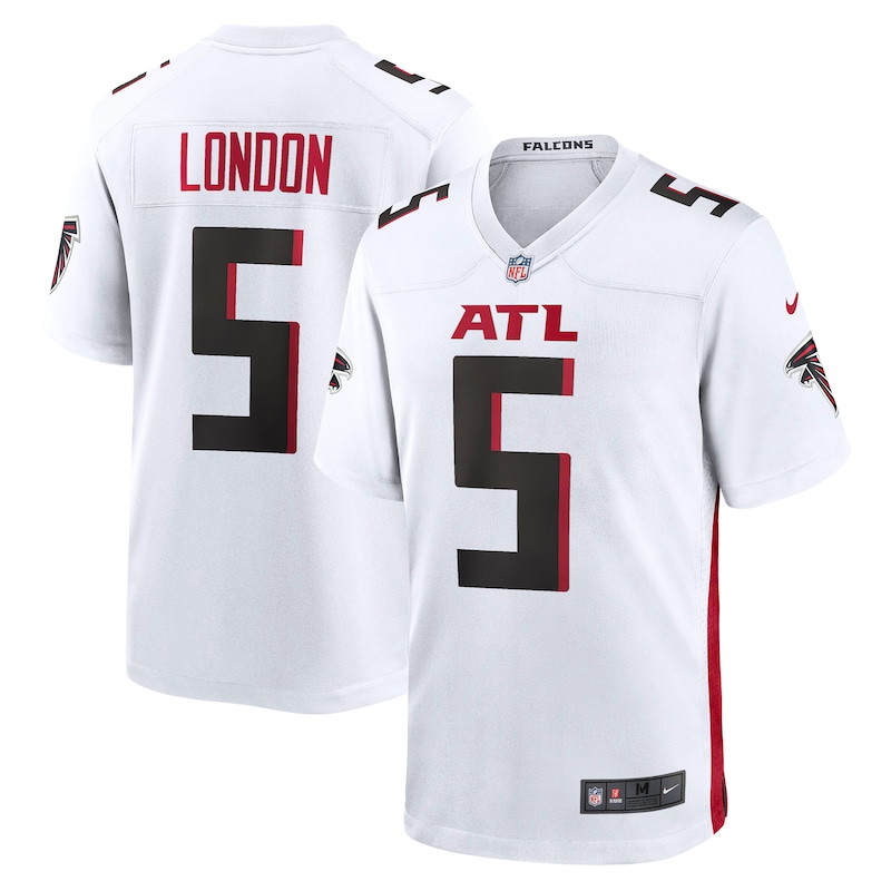 None Drake London ATL Falcons Sleek Elite Jersey for NFL Fans