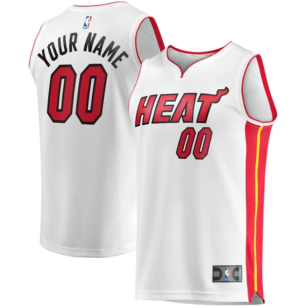 Miami Heat MIA Replica Jersey - premium modern - White game-day