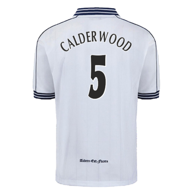 1997-1999 Spurs Home Pony Retro Shirt (calderwood 5) - Official Edition