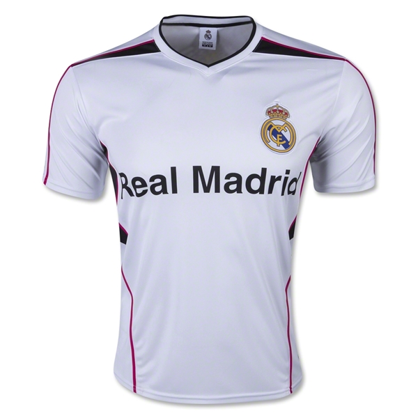 Licensed Breathable Real Madrid 2015-16 White Training Shirt