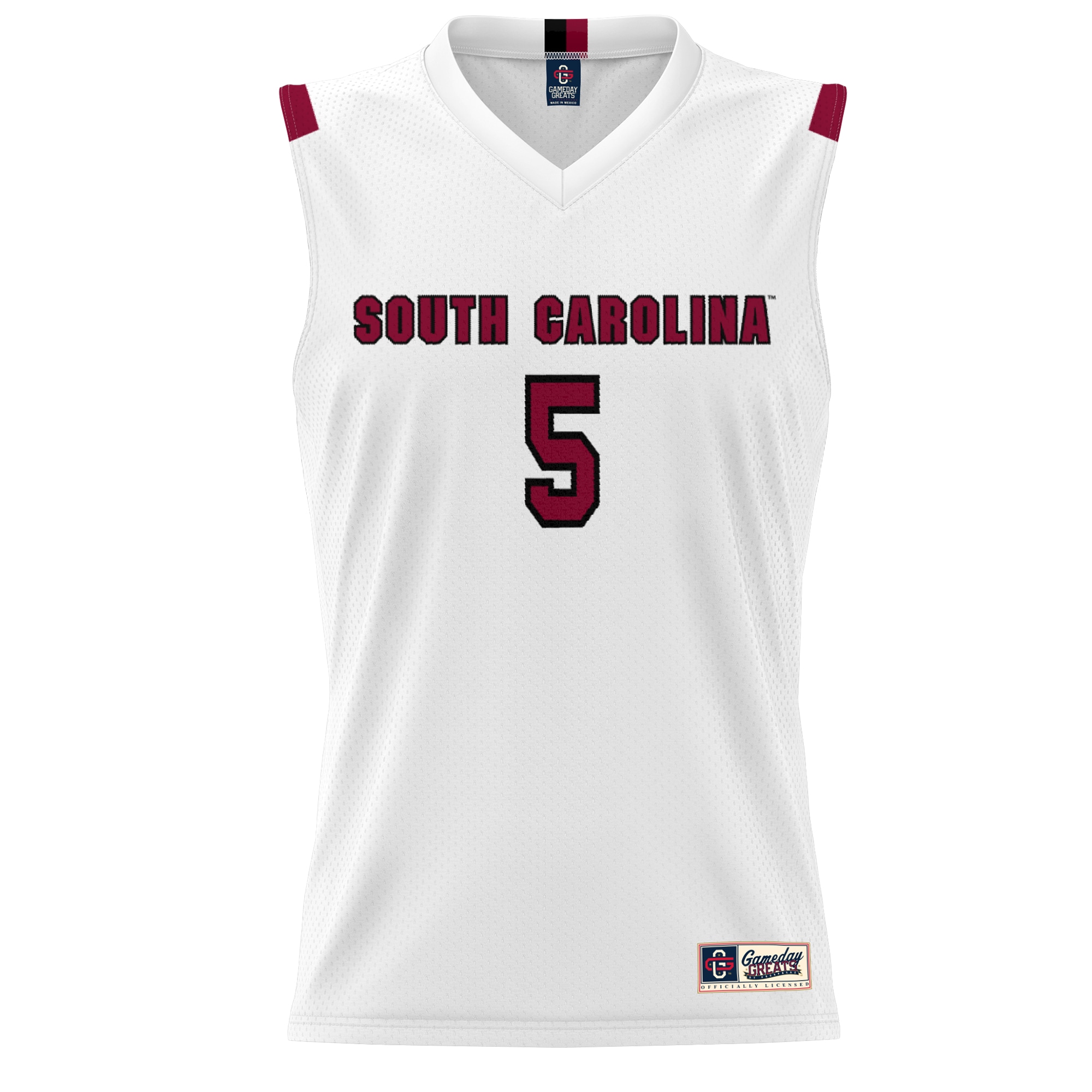[NJP] Victaria Saxton South Carolina Gamecocks GameDay Greats Youth Lightweight Basketball Alumni Jersey - White