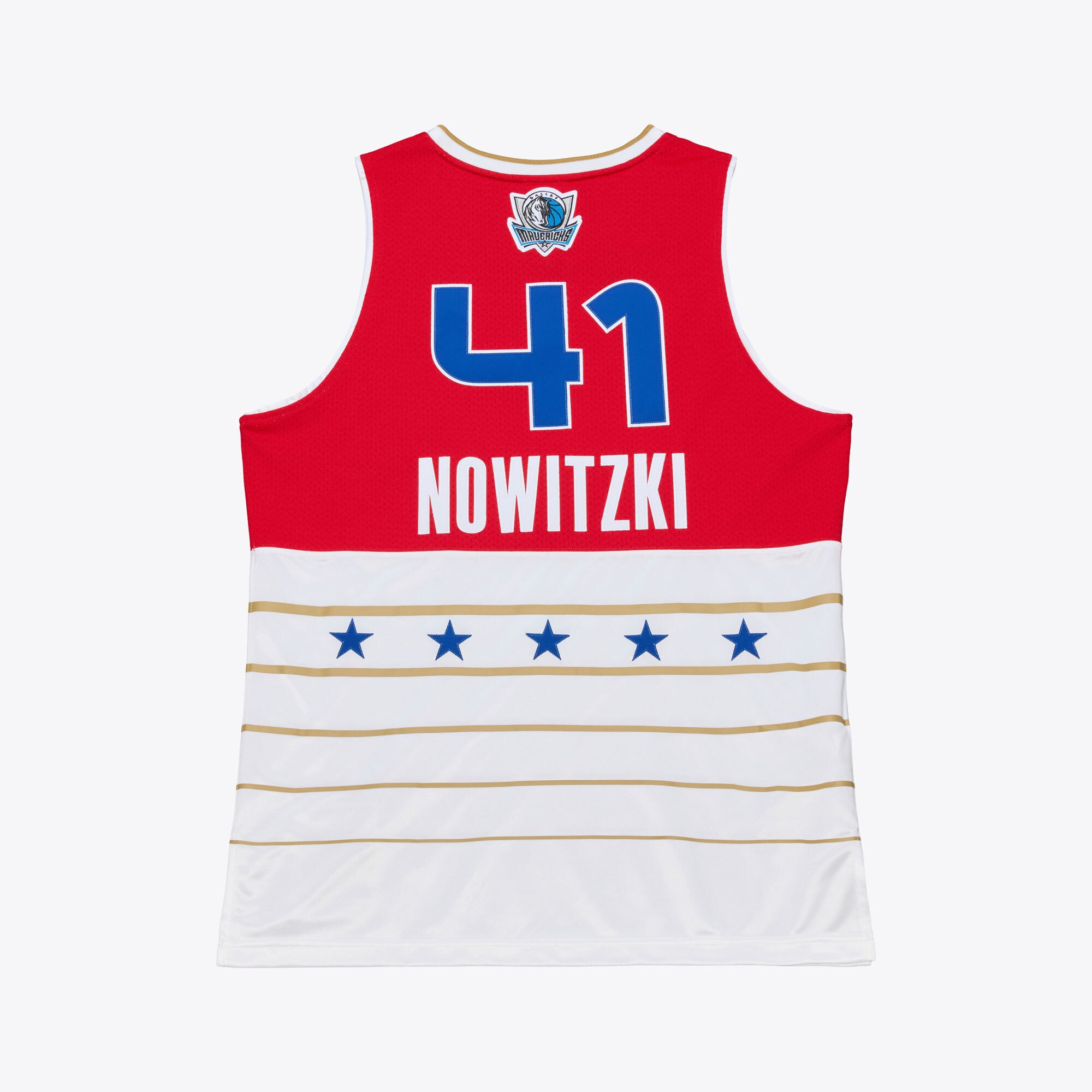 [NJP] Dirk Nowitzki 2006 NBA All-Star Game Authentic Jersey - Red/White