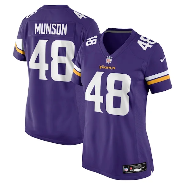 None Game NFL Jersey - Purple | Durable Football Apparel | NFL Footbal
