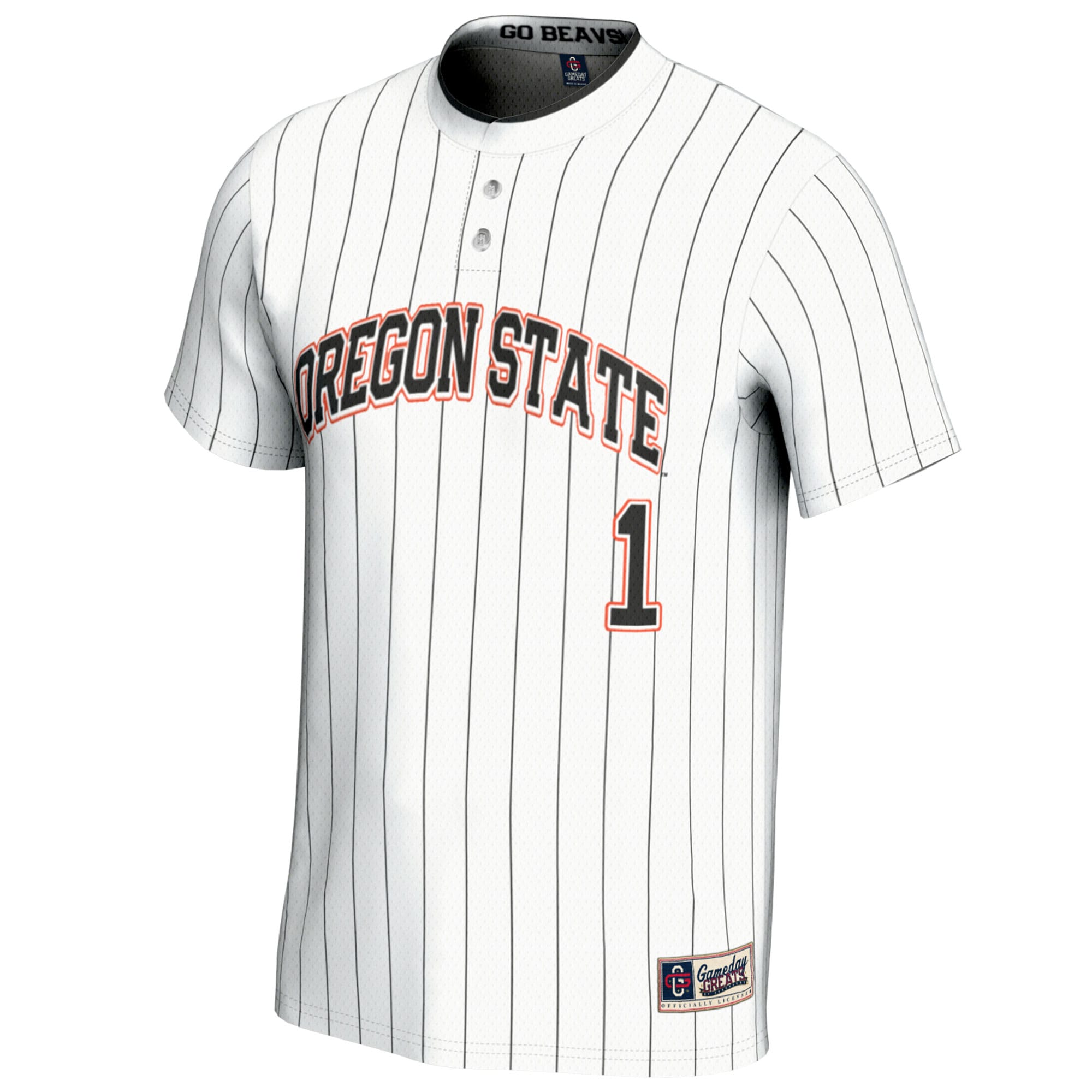 [DDG] Oregon State Beavers GameDay Greats Unisex Softball Fashion Jersey - White