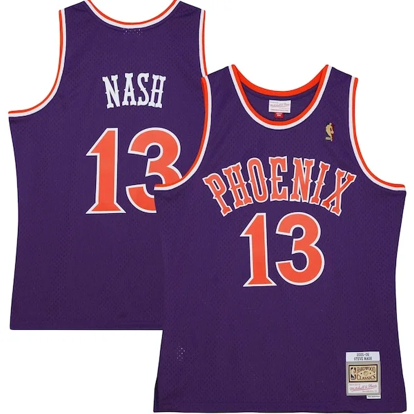 Steve Nash PHX Swingman Jersey - vintage Basketball - White game-day