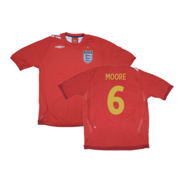 England National Team Away Shirt (MOORE 6)