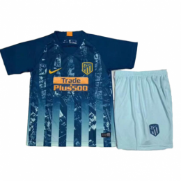 Comfort Fit Kids 18-19 Atletico Madrid Third Away Green Jersey
