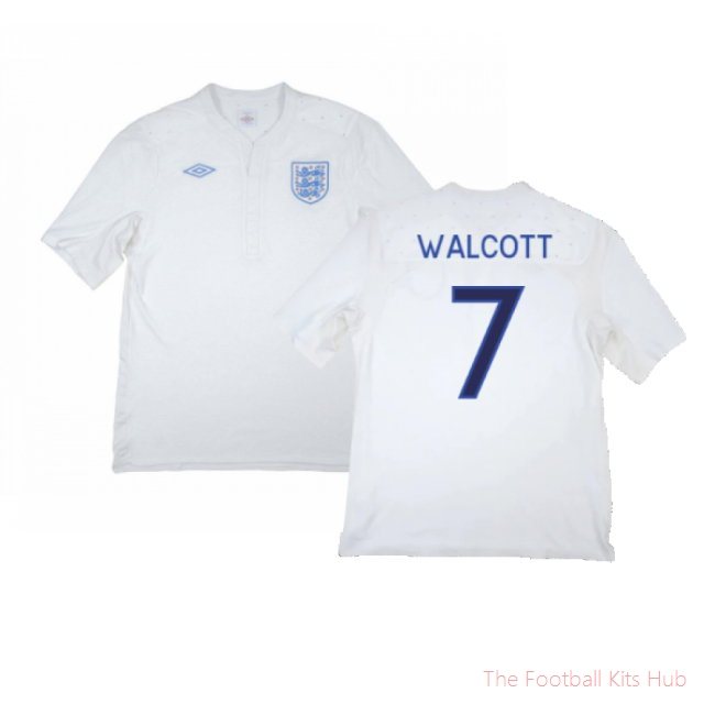 England 2009-10 Home Shirt (XXL) (Good) (Walcott 7)
