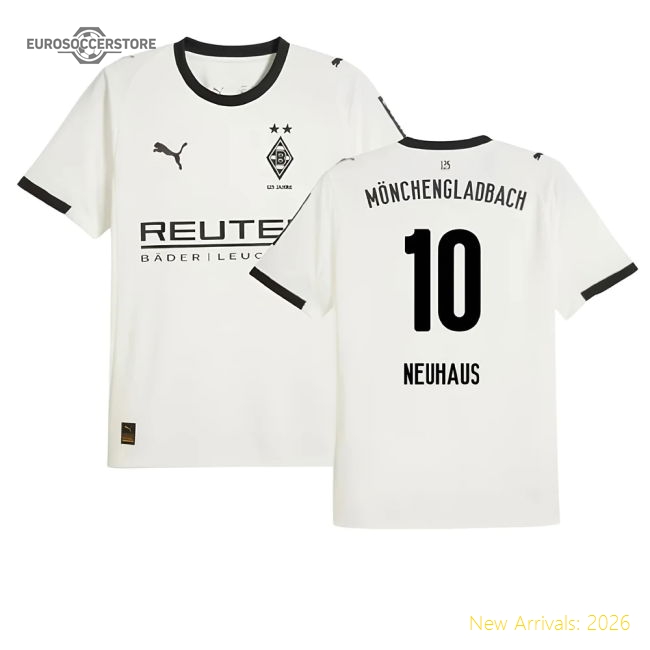 Authentic 2025-2026 Borussia Mgb Home Shirt (Neuhaus 10)