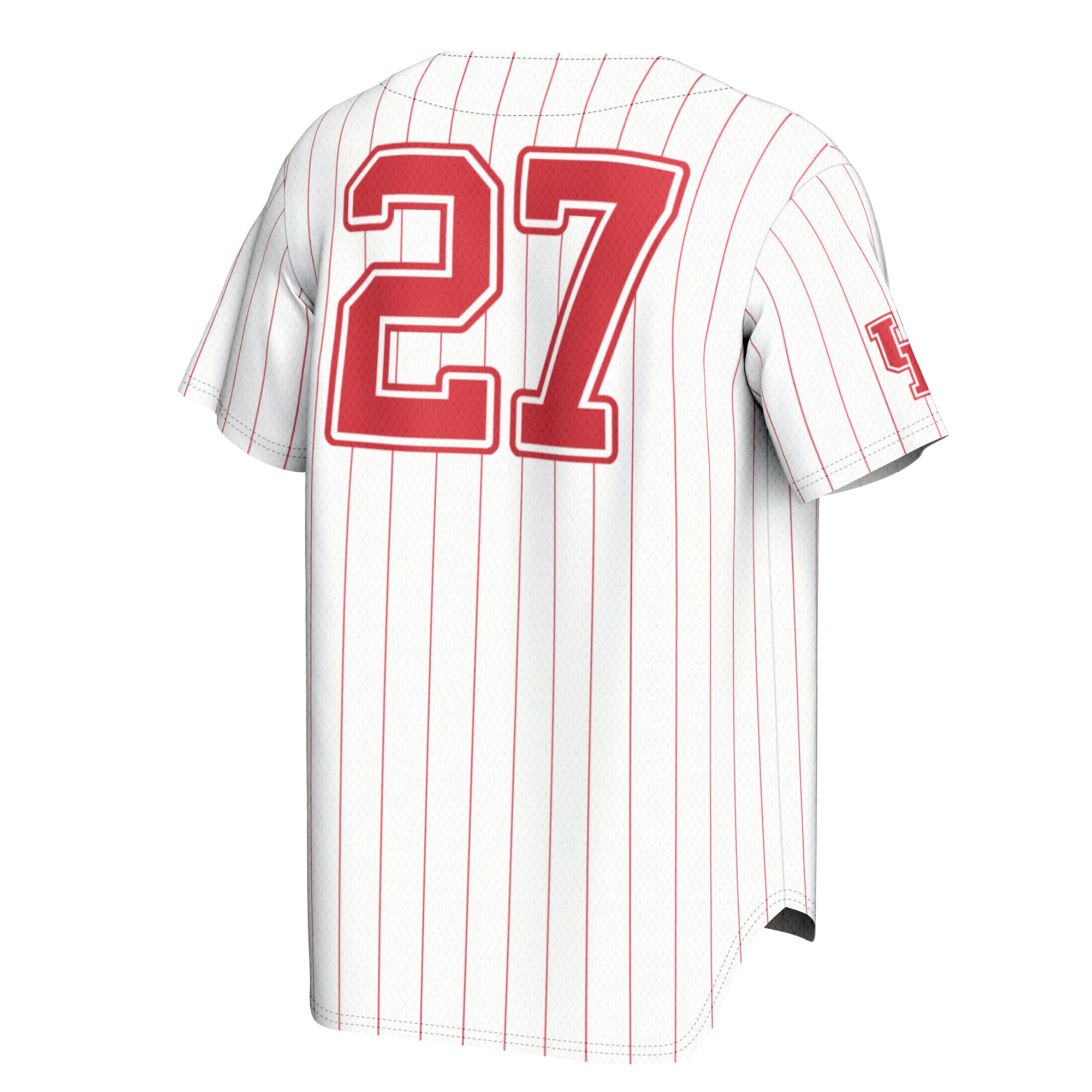 Houston Cougars GameDay Greats Unisex Lightweight Collegiate Baseball Fashion Jersey - White