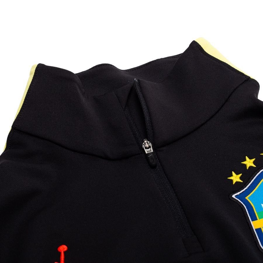 [EFKS] 2026 Brazil Jordan Dri FIT Strike Drill World Cup Black/Yellow Training Kit X