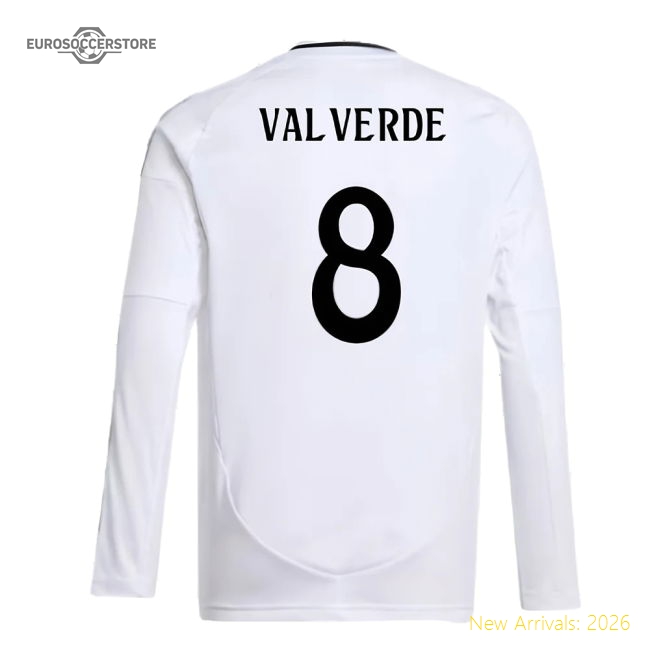 Real Madrid 2024-25 Home Fan Version For Kids (Valverde Match Day Shirt