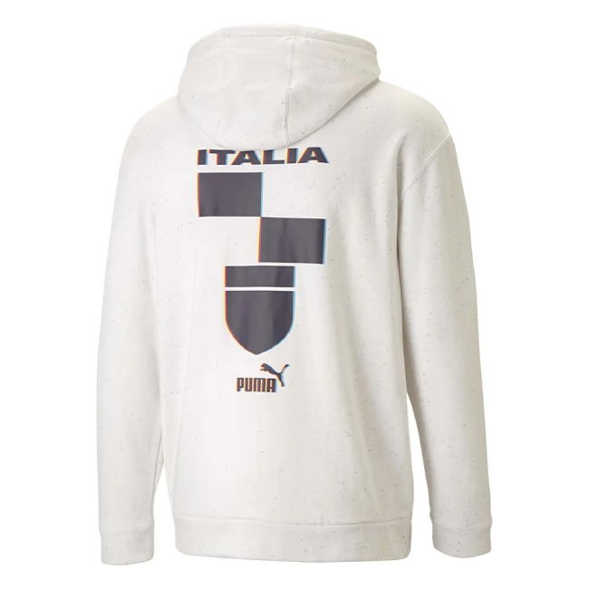 2022-2023 Italy Ftblculture Hoody (White Heather) Oranje