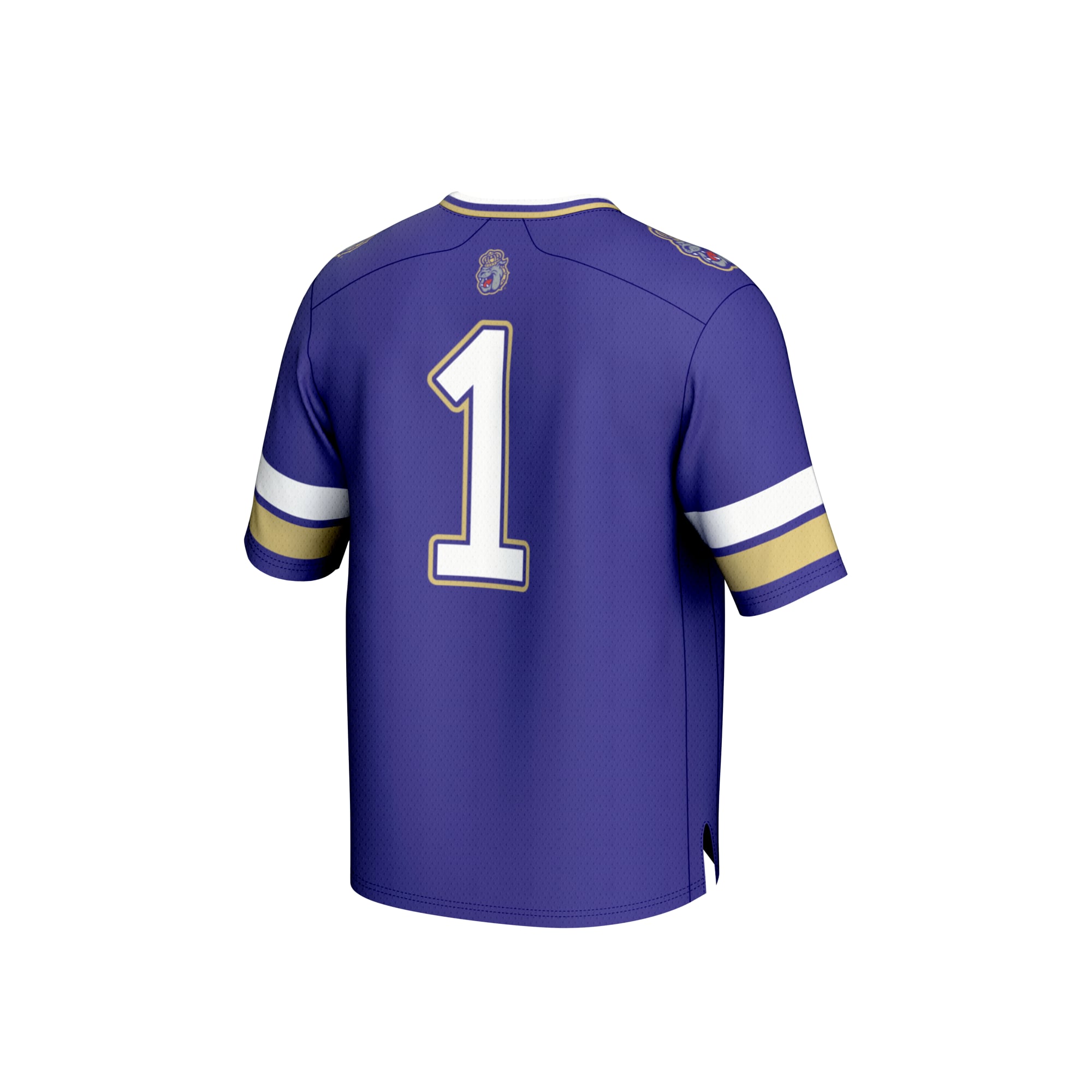#1 Purple James Madison Dukes Lightweight Collegiate Football Fashion Jersey