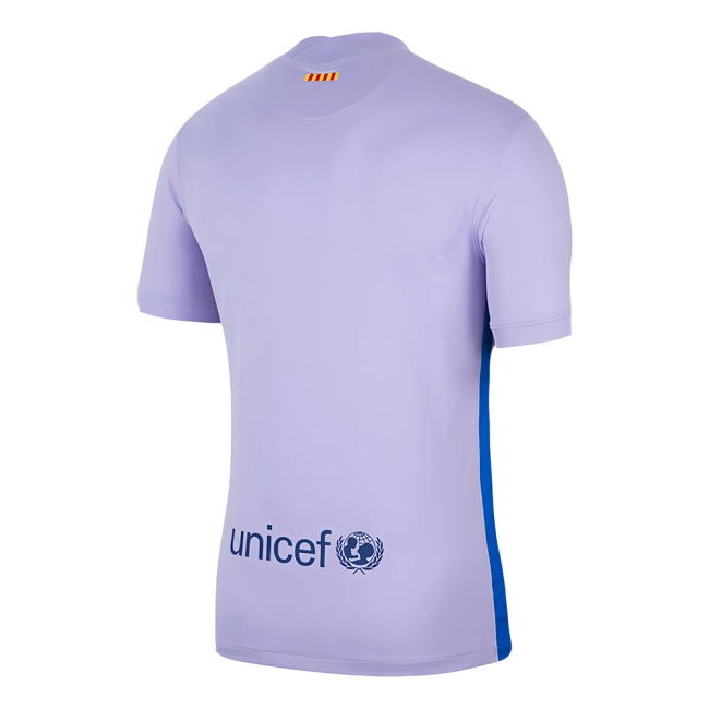 Kids 2025 Edition Barcelona Away Game Jersey 2021-2022