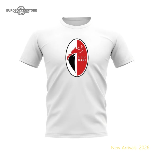 Supporter Popular Bari Badge T-Shirt (White)