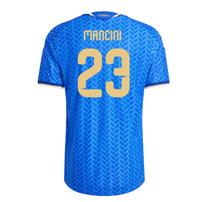 2026-2027 Italy Authentic Home Shirt (Mancini 23) Premium