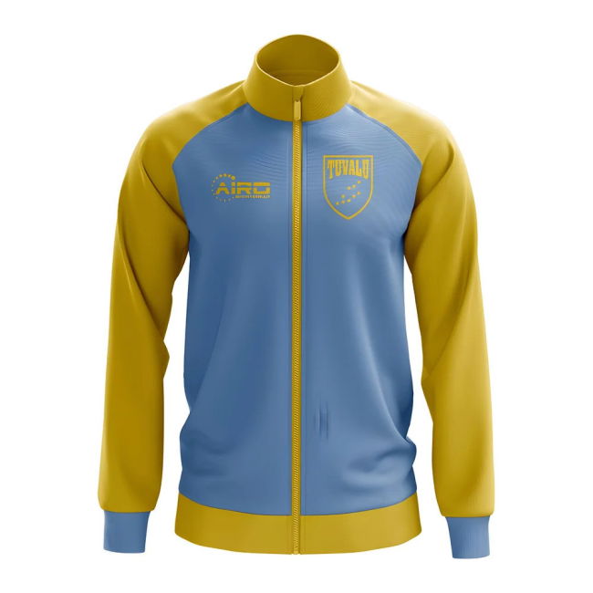 Authentic Tuvalu Concept Football Track Jacket (Sky) Authentic
