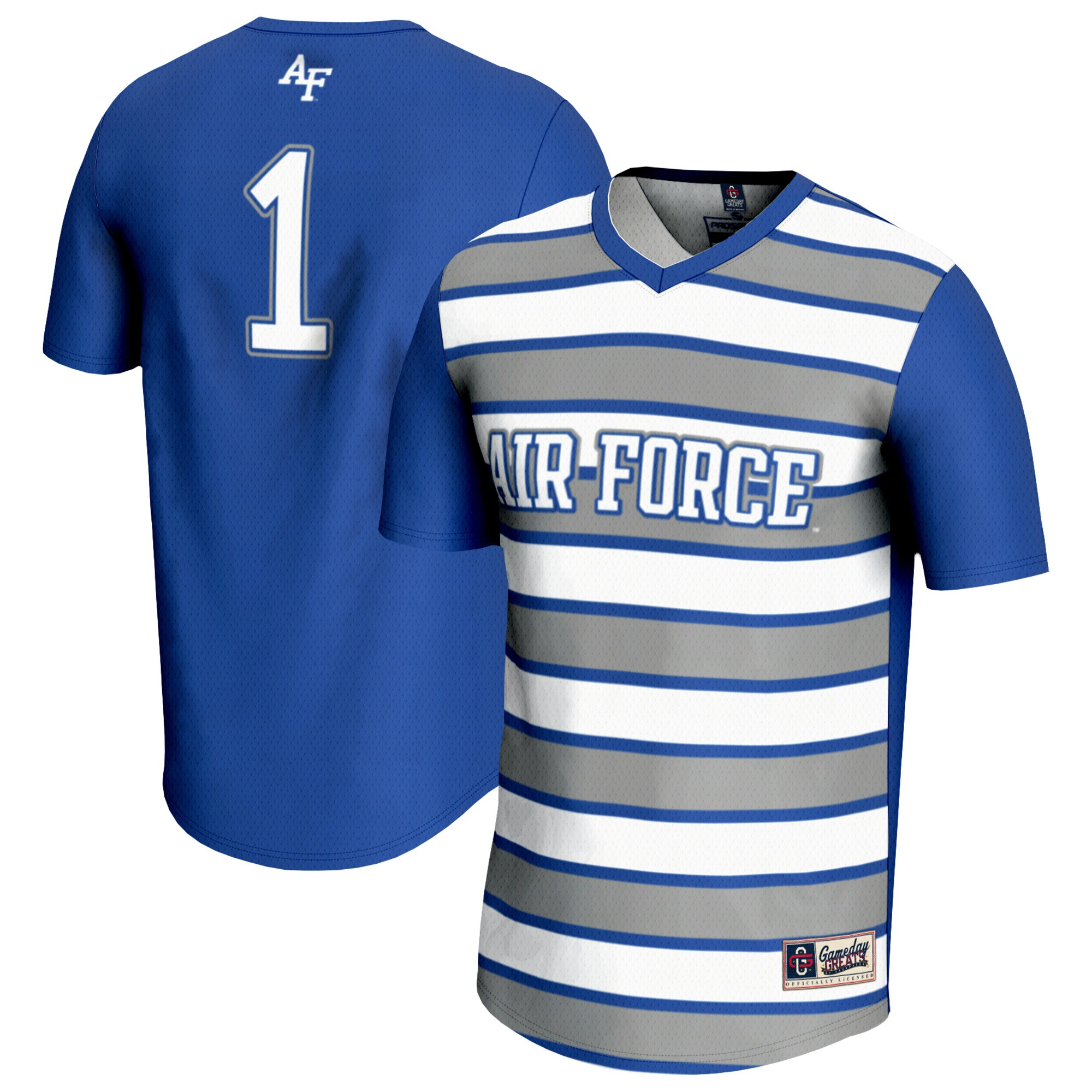 [LK] Air Force Falcons GameDay Greats Unisex Lightweight Soccer Fashion Jersey - Royal