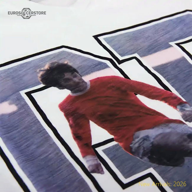 Premium George Best Gb1 T-shirt (white) - Premium Quality Football