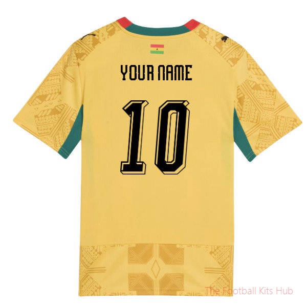 [LK] 2026/27 Ghana Away Shirt (Kids) (Your Name)
