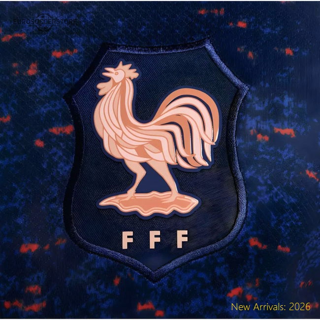 France Womens Team Home Kit Supporter Jersey Stadium Approved
