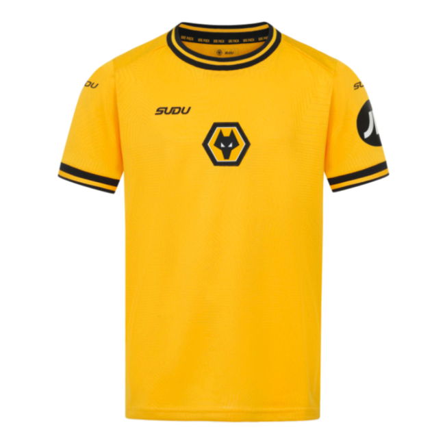 2024-2025 Wolves Home Shirt (Kids) (Strand Larsen 9)