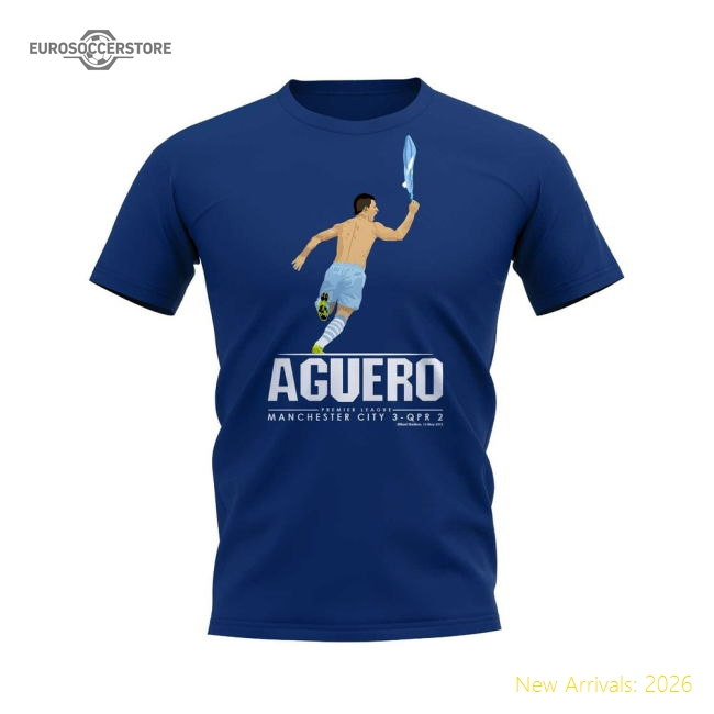 Sergio Aguero T-Shirt (Blue)
