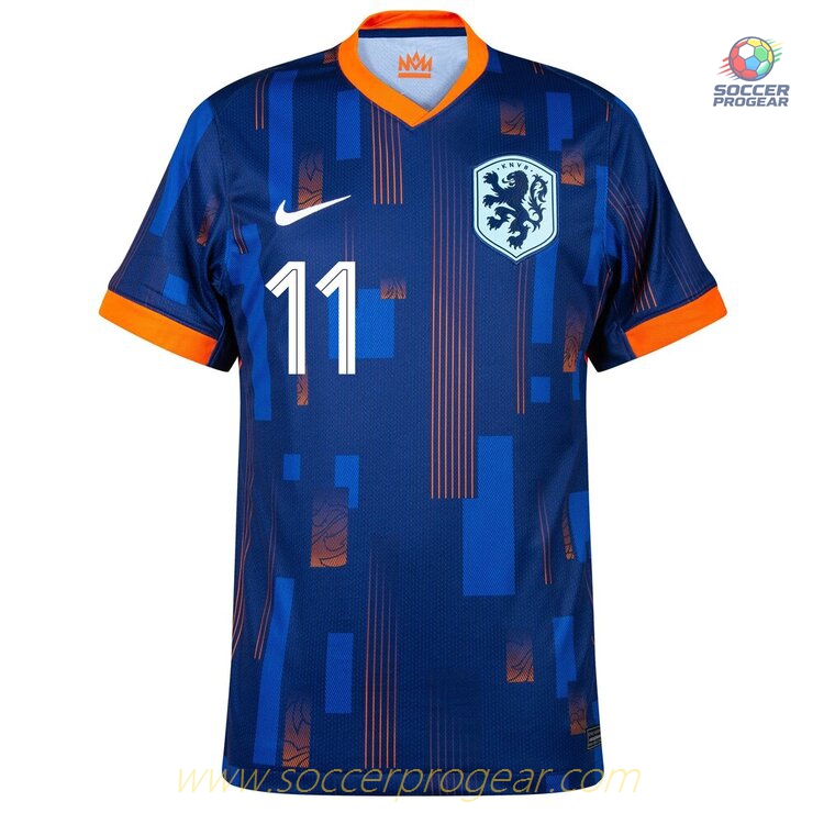 Netherlands 2024/25 Collection Away Football Soccer Shirt Gakpo