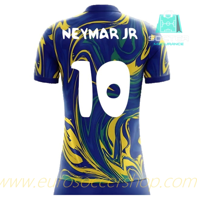 2025/26 Campaign Brazil NT Away Shirt Premium Concept (Neymar Jr 10)