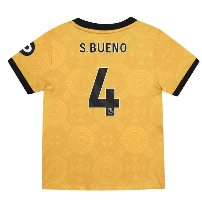 Soccer Jersey 2025-2026 WOL Home Official S.Bueno 4 Adults Stretc#580