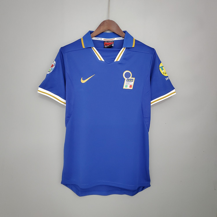 High Quality Italy 1996 Home Retro Shirt - Official Replica 16959