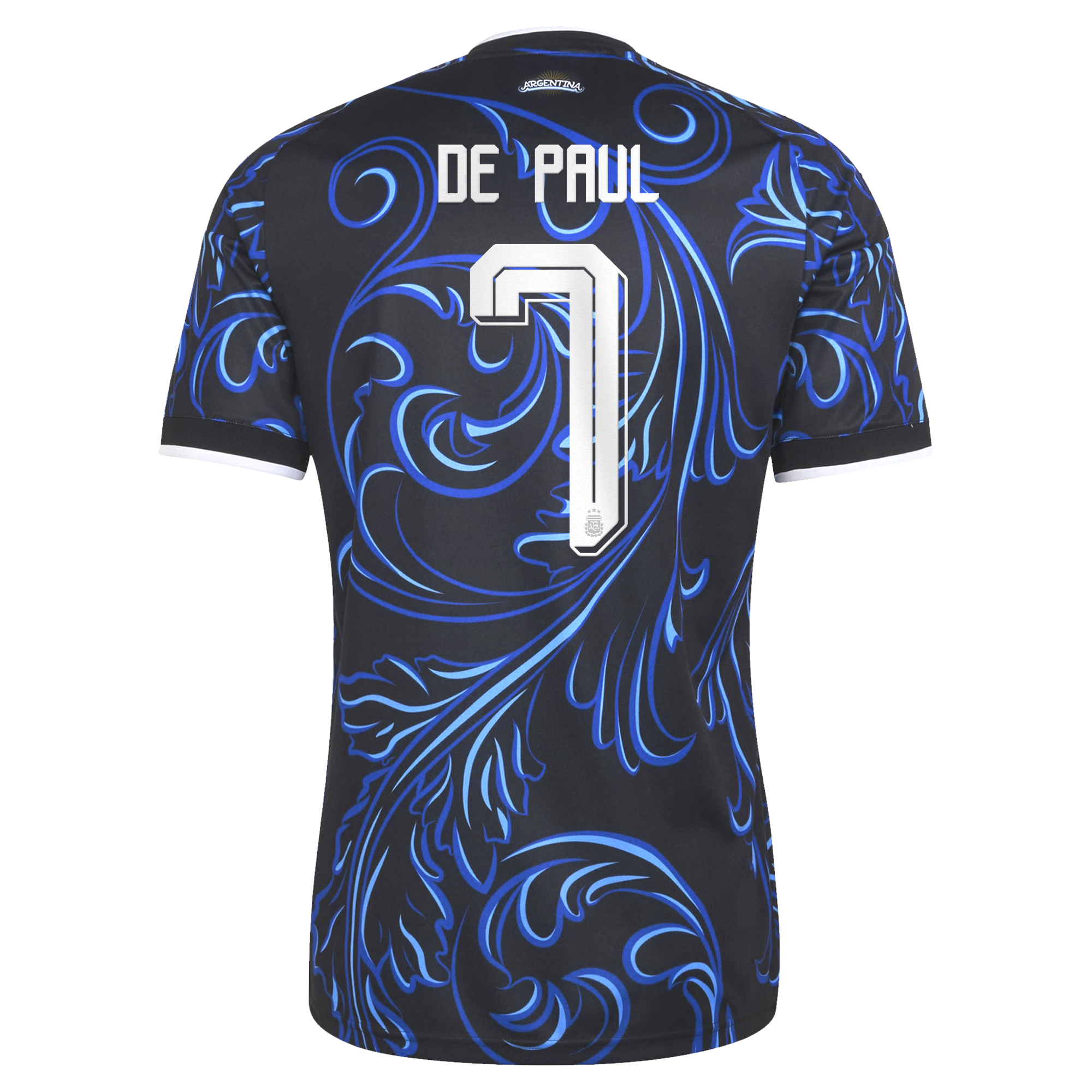 [SJH] Rodrigo De Paul Argentina National Team 2026 Away Replica Jersey - Black