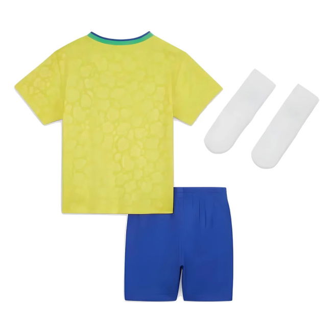 Quality 2022-2023 Brazil Home Little Boys Mini Kit (Casemiro 5)