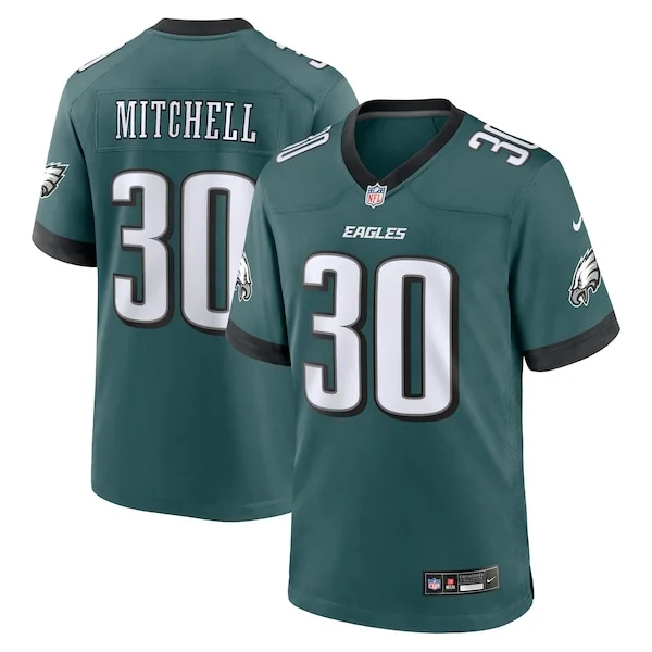 None Quinyon Mitchell Game Jersey - Green | NFL Player Jersey