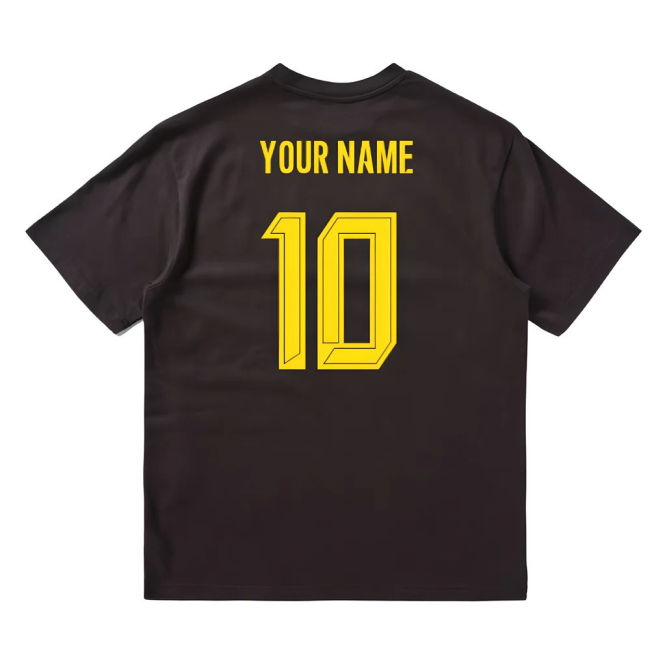 2025-2026 Borussia Dortmund FtblStatement Cellerator Tee - CL (Black) (Your Name)