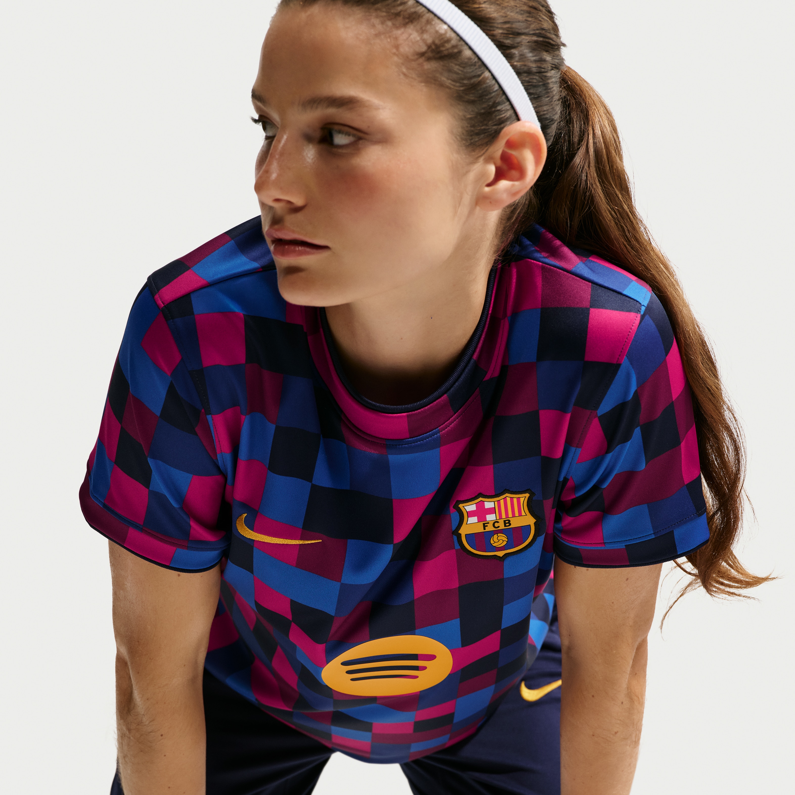 [SJH] Barcelona Women's 2026/27 Home Pre-Match Jersey Top - Red