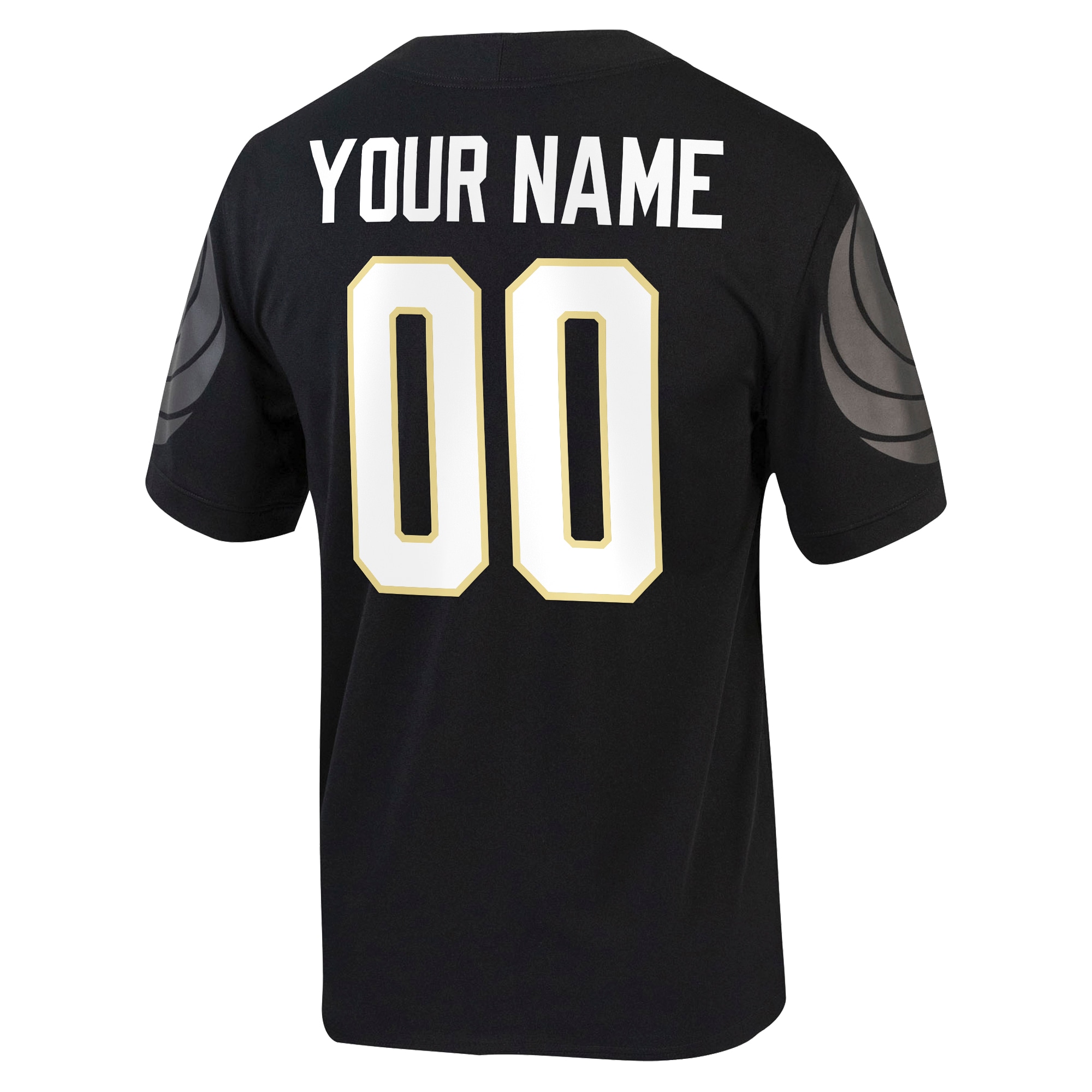 [NJP] UCF Knights Football Custom Game Jersey - Black
