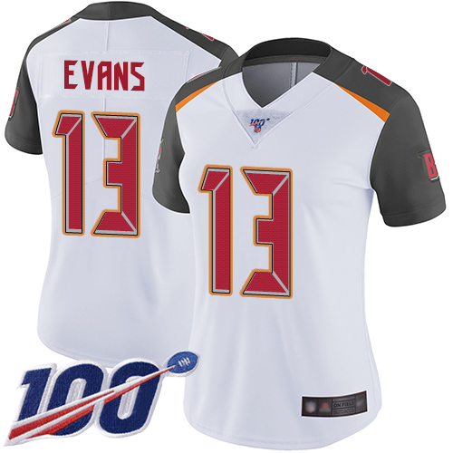 Authentic T B Buccaneers NFL #13 Mike Evans Limited White Jersey