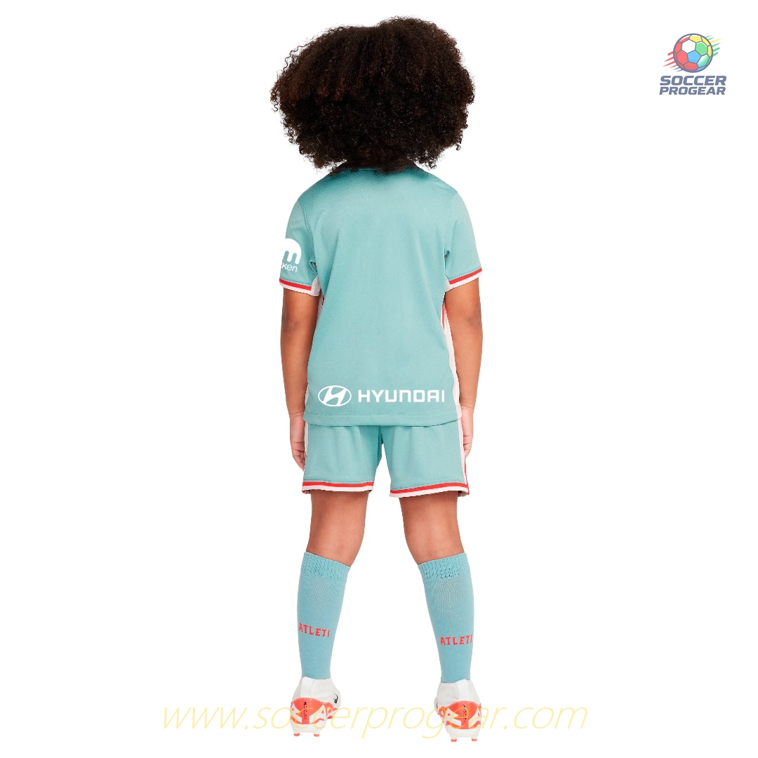 Atletico Madrid Away Youthren's Football Kit Football Jersey 2024-2025 Season