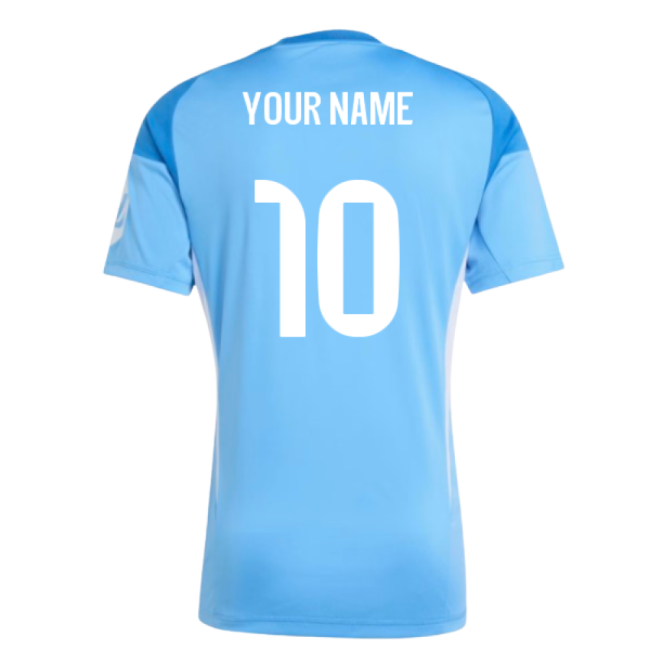 Elite 2025-2026 Real Madrid Home Goalkeeper Shirt (blue) (your Name)