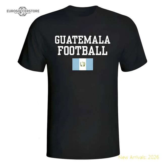Elite Guatemala Football T-shirt - Black - Unbeatable Value